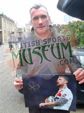 Jamie Peacock Rugby League Legend Hand Signed 16x12'' England Photograph COA