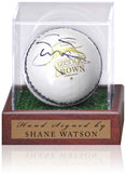 Shane Watson Australian Cricket Legend Hand Signed Cricket Ball Display COA