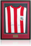 Tony Currie Sheffield United Legend Hand Signed Retro Football Shirt AFTAL COA