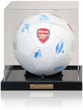 Arsenal FC 2020/21 Squad Hand Signed Football Ball Club COA