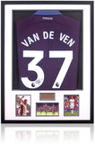 Micky van de Ven Tottenham Hotspur Hand Signed Football Shirt AFTAL COA