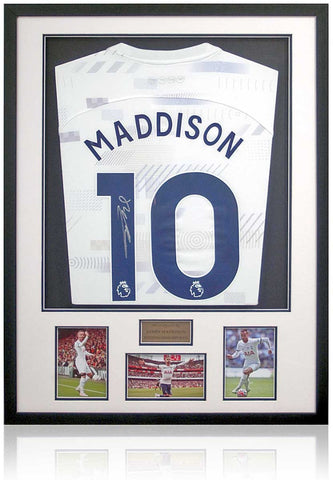 James Maddison Tottenham Hotspur Hand Signed Football Shirt AFTAL COA