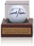 Arnold Palmer Golf Legend Hand Signed Golf Ball Display AFTAL COA