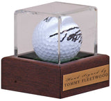 Tommy Fleetwood Golf Legend Hand Signed Golf Ball Display AFTAL COA