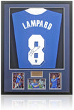 Frank Lampard Chelsea Legend Hand Signed Home Football Shirt AFTAL COA