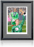 Mary Earps England Euro Winner 2022 Hand Signed 16x12'' Montage COA