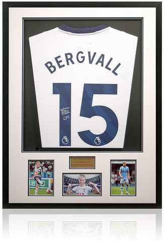 Lucas Bergvall Tottenham Hotspur Hand Signed Football Shirt AFTAL COA