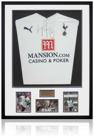 Ledley King Tottenham Hotspur Legend Hand Signed Football Shirt AFTAL COA