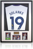 Dominic Solanke Tottenham Hotspur Hand Signed Football Shirt AFTAL COA