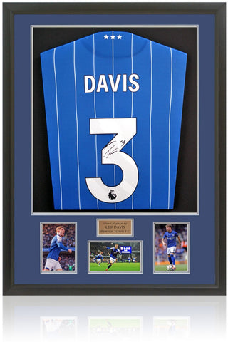 Leif Davis Ipswich Town F.C. Hand Signed Football Shirt AFTAL COA