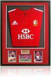 Shane Williams Rugby Legend Hand Signed Lions Shirt AFTAL COA