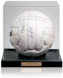 Leeds United Legends Of The 1970's Squad Signed Vintage Football AFTAL COA