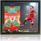 Luis Diaz Liverpool Hand Signed Large Pennant Presentation AFTAL COA