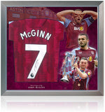 John McGinn Aston Villa Hand Signed Football Shirt Presentation AFTAL COA