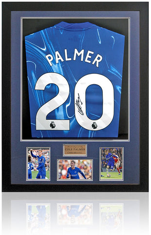 Cole Palmer Chelsea Hand Signed Home Shirt AFTAL COA