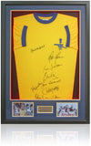 Arsenal 1971 Double Winners Squad LED Lit Shirt Hand Signed by 8 COA