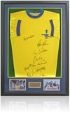 Arsenal 1971 Double Winners Squad LED Lit Shirt Hand Signed by 8 COA