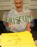 Arsenal 1971 Double Winners Squad LED Lit Shirt Hand Signed by 8 COA