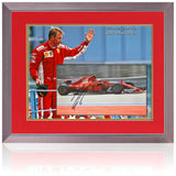 Kimi Raikkonen Formula 1 Legend Hand Signed F1 Photo Presentation AFTAL COA
