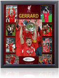 Steven Gerrard Liverpool Legend Hand Signed Large Presentation AFTAL COA