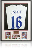 Jill Scott England Lionesses Legend Hand Signed Football Shirt COA