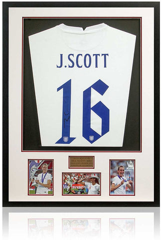 Jill Scott England Lionesses Legend Hand Signed Football Shirt COA