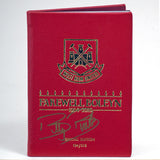Billy Bonds West Ham United Hand Signed Leather Bound Farewell to Boleyn Programme COA