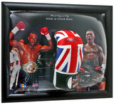 Nigel and Conor Benn Hand Signed Boxing Glove Dome Display AFTAL COA