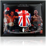 Nigel and Conor Benn Hand Signed Boxing Glove Dome Display AFTAL COA