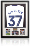 Micky van de Ven Tottenham Hotspur Europa League Winner Hand Signed Shirt