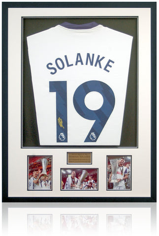Dominic Solanke Tottenham Hotspur Hand Signed Europa League Winner Shirt
