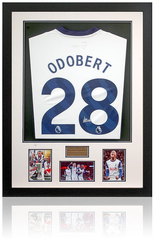 Wilson Odobert Tottenham Hotspur Europa League Winner Hand Signed Shirt COA