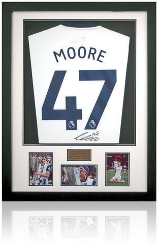 Mikey Moore Tottenham Hotspur Europa League Winner Hand Signed Shirt COA