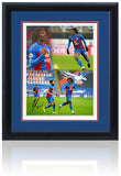 Eberechi Eze Crystal Palace Hand Signed 16x12'' Montage COA