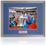 Eberechi Eze Crystal Palace 2025 FA Cup Winner Hand Signed 14x11'' Photograph COA