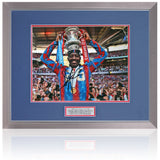 Jean-Philippe Mateta Crystal Palace 2025 FA Cup Winner Hand Signed 14x11'' Photograph COA