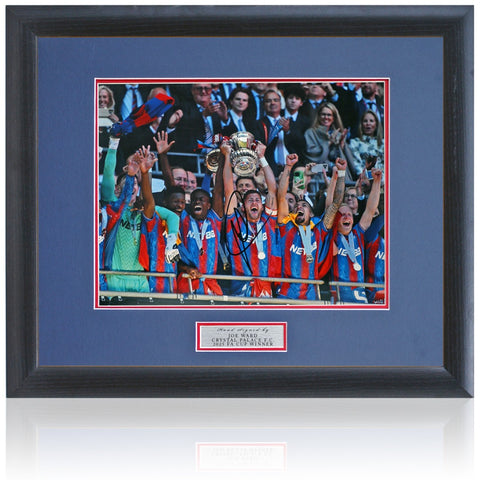 Joel Ward Crystal Palace 2025 FA Cup Winner Hand Signed 14x11'' Photograph COA