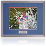 Ismaila Sarr Crystal Palace 2025 FA Cup Winner Hand Signed 14x11'' Photograph COA