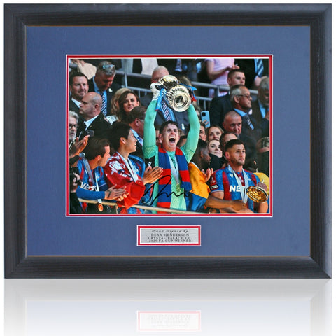 Dean Henderson Crystal Palace 2025 FA Cup Winner Hand Signed 14x11'' Photograph COA