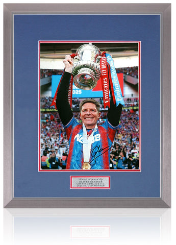 Oliver Glasner Crystal Palace 2025 FA Cup Winner Hand Signed 16x12'' Photograph COA