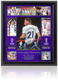 Dejan Kulusevski Tottenham Hotspur Hand Signed Europa League Winner Large Presentation COA