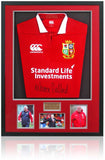 Warren Gatland British and Irish Lions Legend Hand Signed Rugby Shirt COA