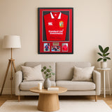 Warren Gatland British and Irish Lions Legend Hand Signed Rugby Shirt COA