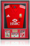 Manu Tuilagi British and Irish Lions Legend Hand Signed Rugby Shirt COA