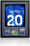Cole Palmer Chelsea Club World Cup Champion Hand Signed Framed Home Shirt COA