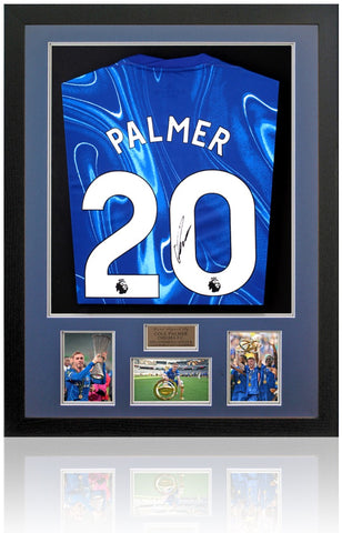 Cole Palmer Chelsea Club World Cup Champion Hand Signed Framed Home Shirt COA