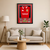 Tom Curry British and Irish Lions Legend Hand Signed Framed Rugby Shirt COA