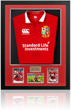 Tom Curry British and Irish Lions Legend Hand Signed Framed Rugby Shirt COA