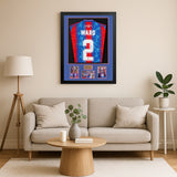 Joel Ward Crystal Palace 2025 FA Cup Winner Hand Signed Framed Home Shirt COA