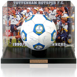 Tottenham Hotspur 1991 FA Cup Winners Hand Signed Football Display COA